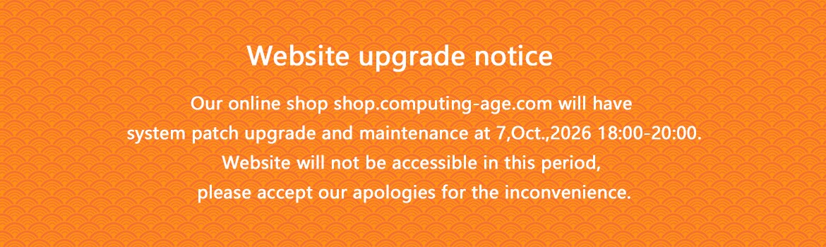 Website upgrade notice