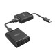 USB2.0 Extender Over RJ45 + 4-Port Hub (up to 60M)