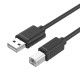 USB2.0 USB-A (M) to USB-B (M) 
