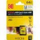 KODAK microSD PREMIUM PERFORMANCE Class 10 UHS-I U1 V10 A1