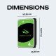 Seagate BarraCuda 3.5 in Hard Drive