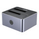 UNITEK Y-3027GY 10Gbps Dual-Bay SATA Docking Station