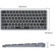 Unitek D1092A uHub Prime 9-in-1 USB-C Hub Keyboard